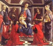 BOTTICELLI, Sandro San Ambrogio Altarpiece oil